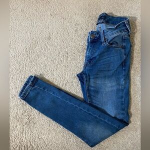 Aeropostale Blue Low Rise Jeggings 00 short